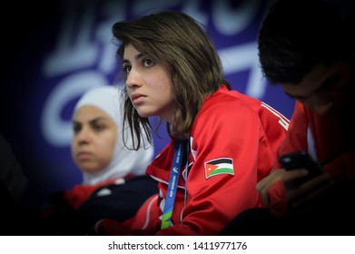 INCHEON, KOREA : Women Athlete In The 2014 Asian Games, At Gyeyang Gymnasium On October 03, 2014