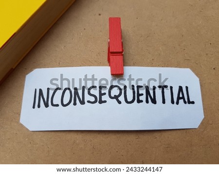Inconsequential writting on table background.