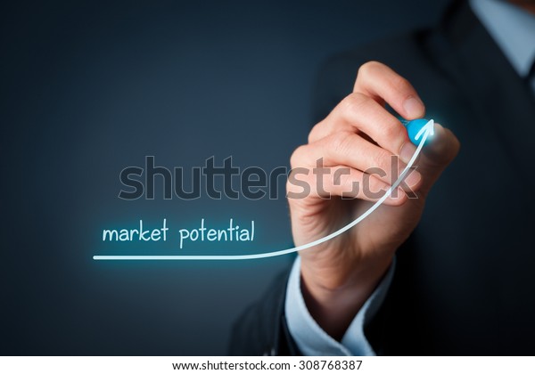 Increase Market Potential Your Business Businessman Stock Photo (Edit ...