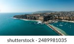 Incredible Aerial Photo of the Dana Point Cliffs Near the Harbor in Orange County, California