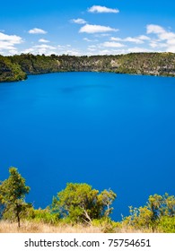 The Incredible Blue Lake At Mt Gambier, South Australia