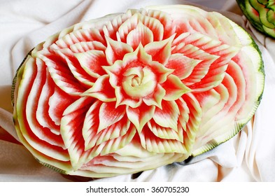 Incredible Carved Watermelon