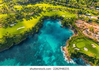 incredible view of a golf course