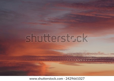 Similar – Sunrise in the sea for background