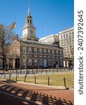 The Independence Hall at Independence National Historical Park, Philadelphia