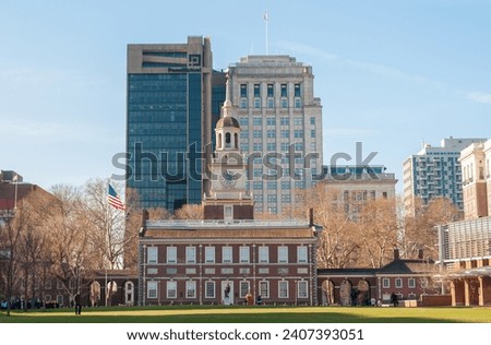 The Independence Hall at Independence National Historical Park, Philadelphia