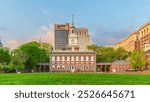 Independence Hall in Philadelphia, Pennsylvania USA at sunrise