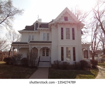 Independence, Missouri - USA - March 26 2019: House In Downtown Independence, MO Occupied By Harry And Bess Truman