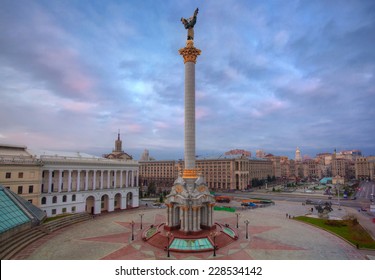 Independence Square (Maidan Nezalezhnosti) in Kiev, Ukraine  - Shutterstock ID 228534142