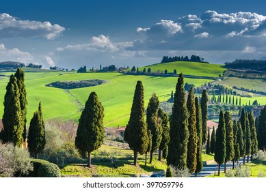 
Indescribable Panoramic View Of The Tuscan Countryside.