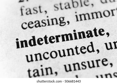 Indeterminate