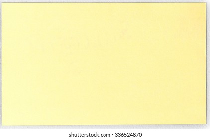 Index Card - Isolated