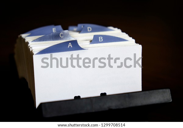 Index cards for buisness contacts and
communication contact
people