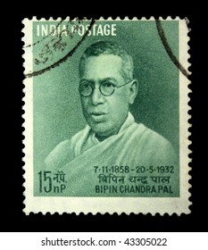 INDIA - CIRCA 1958:  A Stamp Printed In India Shows Bipin Chandra Pal, Circa 1958