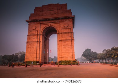 India Gate New Delhi India October2018 Stock Photo (Edit Now) 1214450437