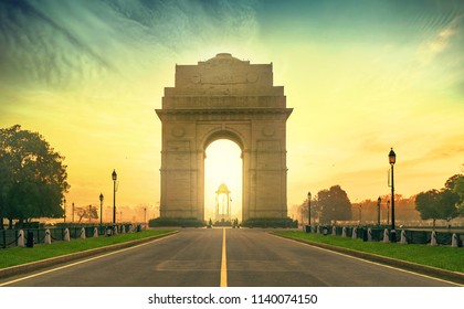 INDIA GATE DELHI - Shutterstock ID 1140074150