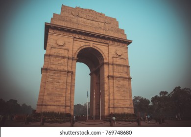 India Gate Most Visited Tourist Landmark Stock Photo 769748680 ...