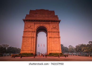 Girl Walking India Gate Sunrise Stock Photo 1216362097 | Shutterstock