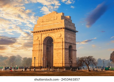 India Gate at sunrise, Rajpath, New Dehli, India - Powered by Shutterstock