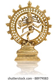 India God Shiva Nataraja Isolated