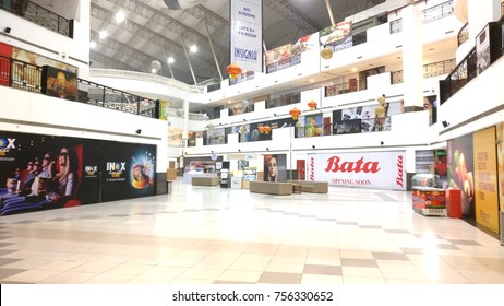 India , Noida - 15 Nov, 2017:  Empty Shopping Mall Background