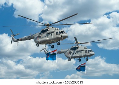 India - October 6, 2018: Indian Air Force Mil Mi-17 Helicopter.