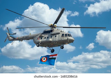 India - October 6, 2018: Indian Air Force Mil Mi-17 Helicopter.