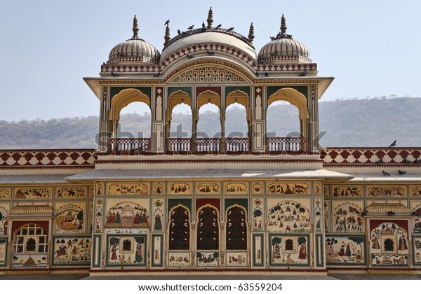 India Rajasthan Jaipur Sisodia Rani Ka Stock Photo Edit Now - 