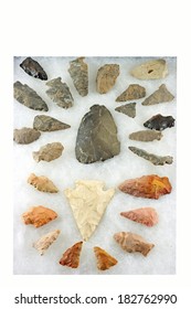 Indian arrowheads from Western New York area.