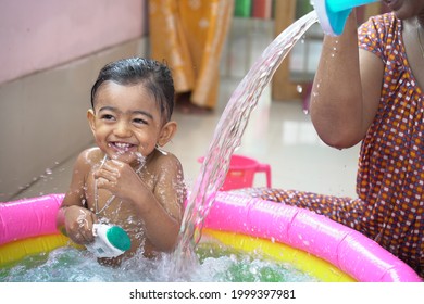 590 Indian kids bath Images, Stock Photos & Vectors | Shutterstock