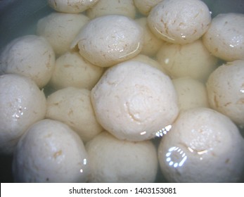 An Indian Bengali Sweet (Rasogolla)