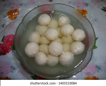 An Indian Bengali Sweet (Rasogolla)