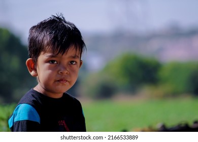 Indian boy portrait close up view,asia little boy smiling portraita four year old Indian boy,