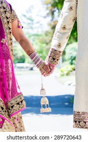Indian Wedding Holding Hands Images Stock Photos Vectors Shutterstock