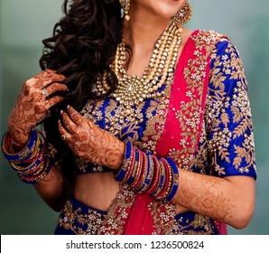 Indian Blue And Gold Stock Photos Images Photography Shutterstock