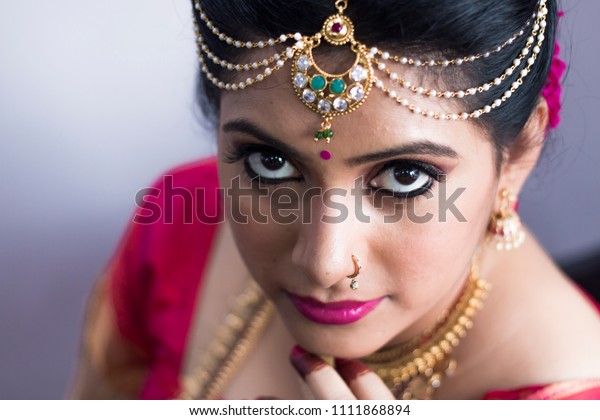 Indian Bride Wedding Candid Hot Beauty Stock Photo Edit Now