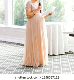 Indian Bridesmaids Wearing Skirts Dress And Wedding Speech Moments