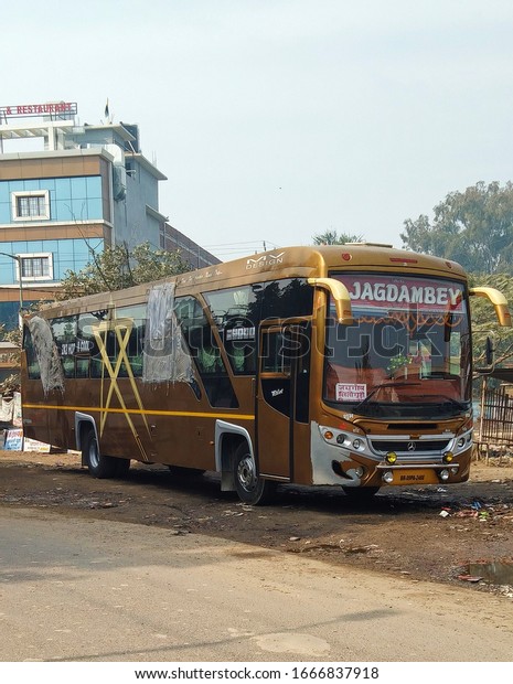 Indian Bus image in\
Bihar on 5 March 2020