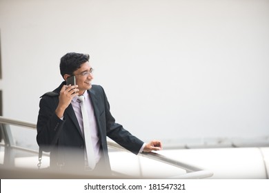 Indian Business Man On A Phone