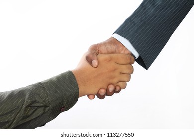 Indian Business Men Shaking Hands