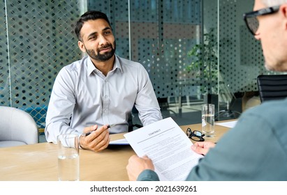 Indian Businessman Bank Manager Company Advisor Stock Photo 2021639261