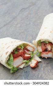 Indian Chicken Tikka Wrap