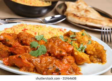 Indian Chicken Vindaloo Curry