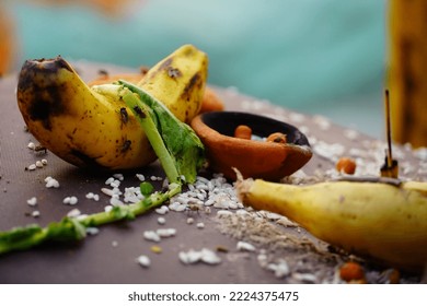 Indian Culture Chhath Pooja Offering Banana