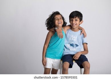 Indian Cute Kids Brother Sister Activities Stock Photo (edit Now 