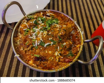 Indian Dish Called Kadhai Paneer Served In Restaurant