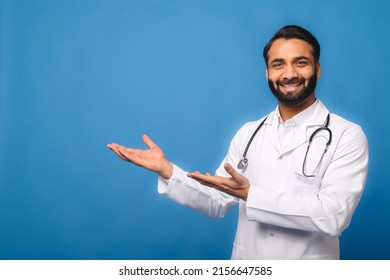 Indian Doctor White Medical Gown Stethoscope Stock Photo 2156647585 ...