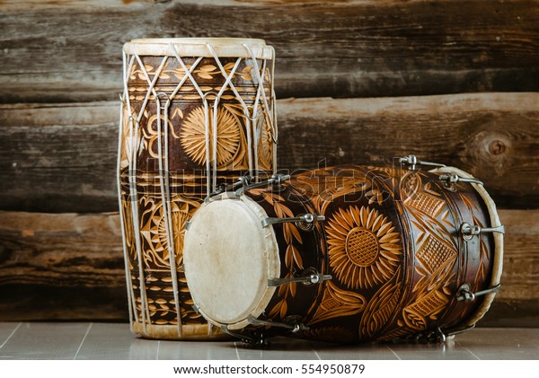 Indian Drums Dholak Stock Photo (Edit Now) 554950879