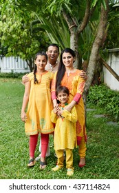 Indian family - Shutterstock ID 437114824