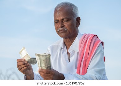 Indian Farmer Angry About His Income Stock Photo (Edit Now) 1861907962